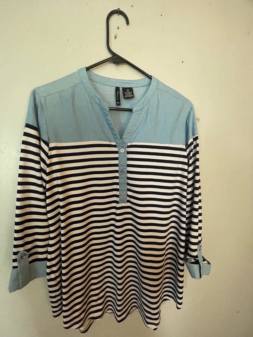 New Directions Curvy Top Sz Ox